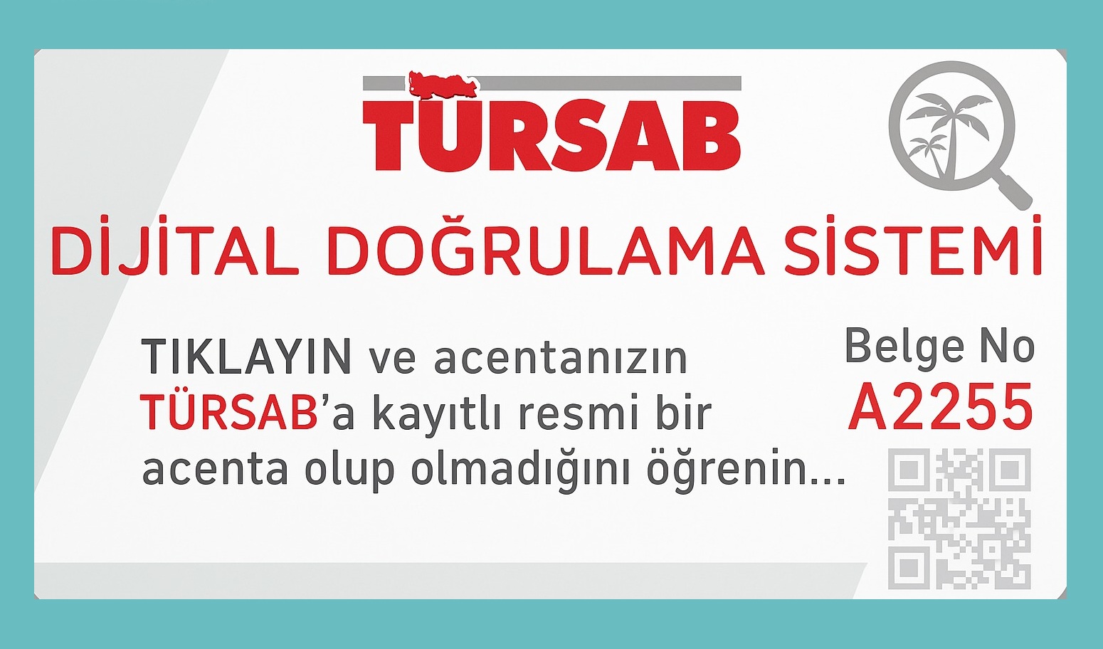 TÜRSAB dijital doğrulama